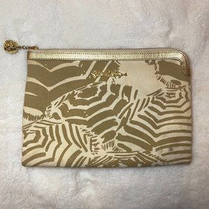 Lilly Pulitzer Gold Clutch